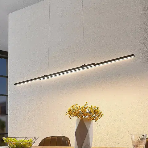 Závesné svietidlá Lucande Lucande Tarium závesné LED svietidlo z hliníka