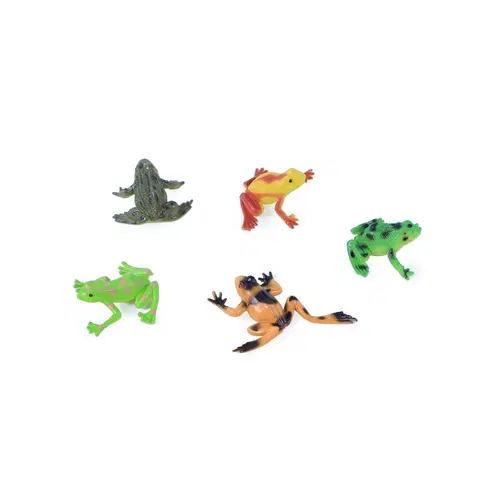 Hračky - figprky zvierat RAPPA - Žaby, 5 ks vo vrecku