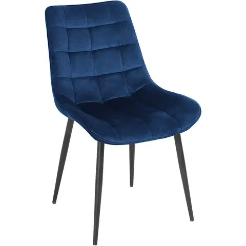 Čalúnené stoličky Stolička Ottava 80097h-V15 Dark Blue