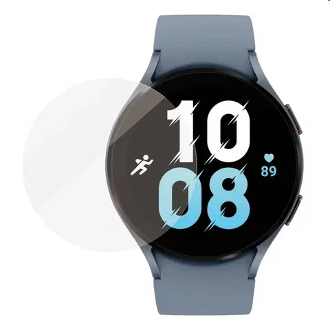 Príslušenstvo k wearables Ochranné sklo PanzerGlass Flat Glass AB pre Samsung Galaxy Watch 5 44 mm, priesvitné
