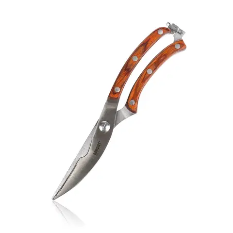 Kuchynské nože BANQUET Nůžky na drůbež CULINARIA 25,5 cm, dřevěné rukojeti