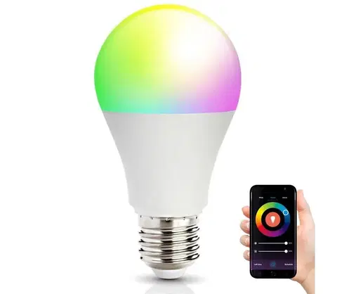 LED osvetlenie  LED RGB Inteligentná stmievateľná žiarovka E27/9,5W/230V 2700-6500K Wi-Fi Tuya 