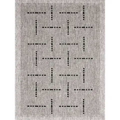Koberce a koberčeky Spoltex Kusový koberec Floorlux silver/black 20008, 80 x 150 cm