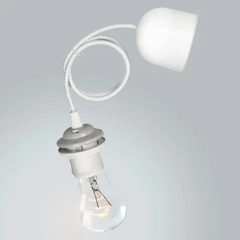 Klasické lampy Luster Linka biela 90