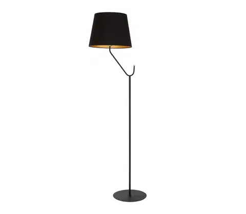 Lampy  Stojacia lampa VICTORIA 1xE27/60W/230V čierna 
