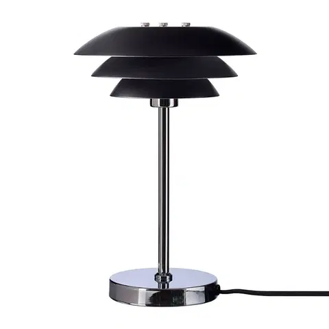 Lampy na nočný stolík Dyberg Larsen Dyberg Larsen DL20 stolová lampa kovová čierna