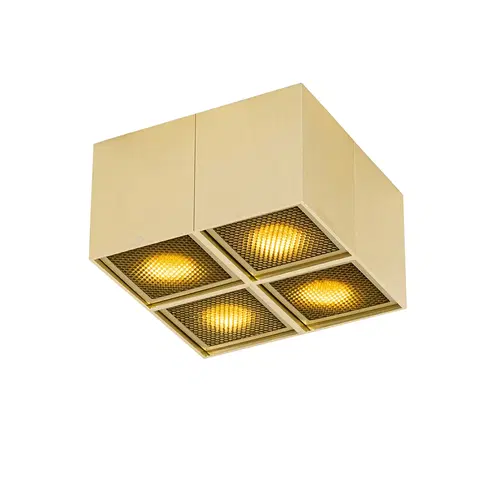 Bodove svetla Dizajnové bodové zlaté 4-svetlé - Qubo Honey