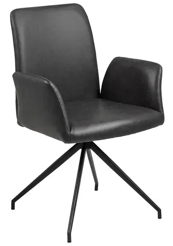 Plastové stoličky Stolička retro black