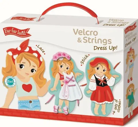 Kreatívne a výtvarné hračky FAR FAR LAND - Velcro&strings Nahoď sa!