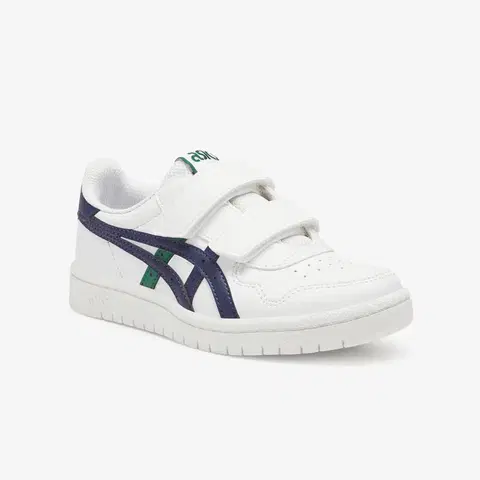 detské tenisky Detská obuv Asics Japan na suchý zips modro-zelená
