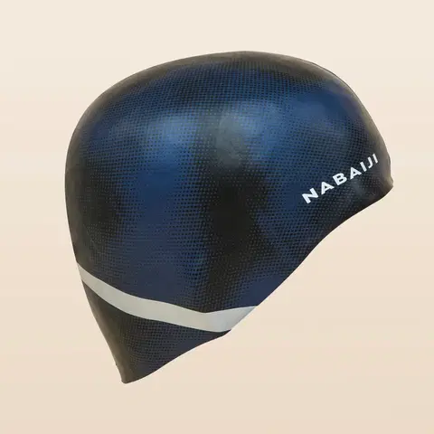 čiapky Plavecká silikónová čiapka Term jednotná veľkosť modro-čierna
