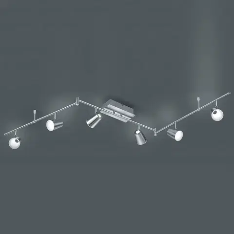 Stropné svietidlá Trio Lighting Ohnuté stropné LED svietidlo Narcos