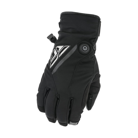Zimné rukavice Vyhrievané rukavice Fly Racing Title čierna M