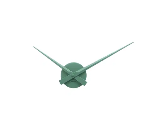 Hodiny Nástenné hodiny Karlsson 4348GR, Little Big Time, zelené 45cm