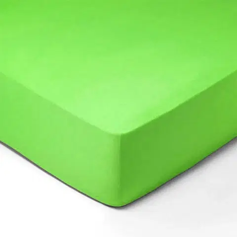 Plachty Forbyt, Prestieradlo, Jersey, zelená 100 x 220 cm