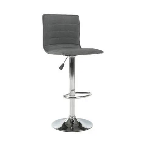 Barové stoličky Barová stolička, sivá/chróm, PINAR