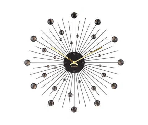 Hodiny Dizajnové nástenné hodiny 4859bk Karlsson 50cm