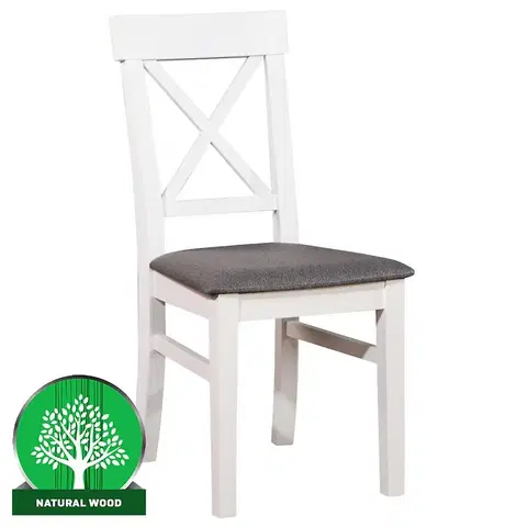Drevené stoličky Stolička W31 biela DAG51 I