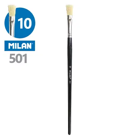 Hračky MILAN - Štetec plochý č. 10 - 501