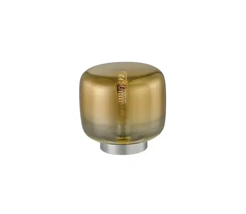 Lampy    108011 - Stolná lampa ROTARY 1xE27/4W/230V zlatá 