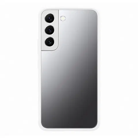 Puzdrá na mobilné telefóny Samsung Frame Cover S22, white - OPENBOX (Rozbalený tovar s plnou zárukou) EF-MS901CWEGWW