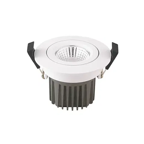 Vysokonapäťové zapustené svietidlá 230 V Sigor LED bodový podhľad Diled, Ø 8,5 cm, 10 W, 3 000 K, biely