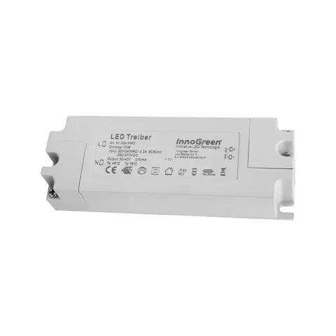 Napájacie zdroje s konštantným prúdom InnoGreen InnoGreen LED ovládač 220-240 V (AC/DC) stmievateľný 15W