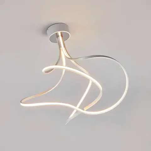 Stropné svietidlá Domiluce Stropné LED svietidlo Lungo, hliníkové výška 42 cm