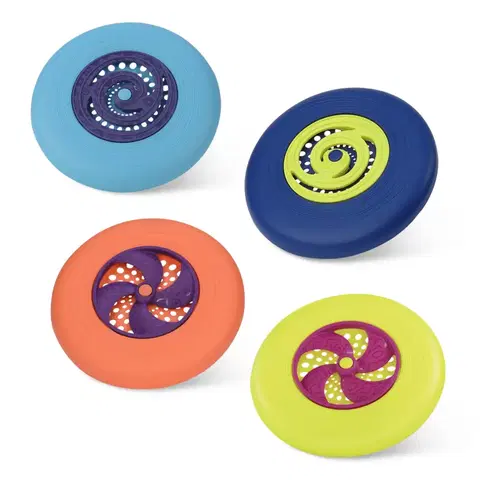 Hračky na záhradu B-TOYS - Lietajúci tanier Frisbee Disc-Oh! 4 ks
