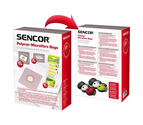 Predlžovacie káble Sencor Sencor - SADA 10x Vrecko + 5x vôňa + 2x mikrofilter do vysávača 