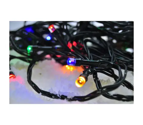 Vianočné dekorácie   1V102-M- LED Vonkajšia vianočná reťaz 200xLED/8 funkcií IP44 25m multicolor 