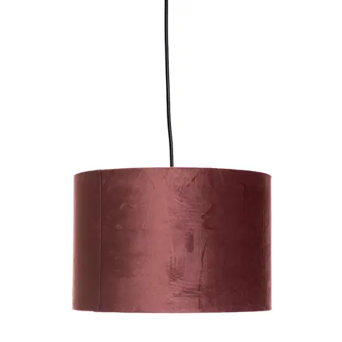 Zavesne lampy Moderne hanglamp roze 30 cm E27 - Rosalina