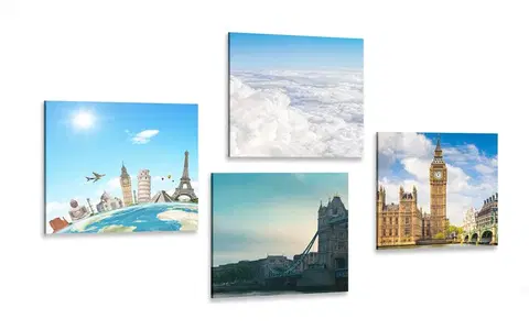 Zostavy obrazov Set obrazov výlet do Londýna