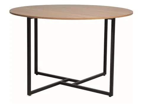 Jedálenské stoly ATOL jedálenský stôl, dub / čierna