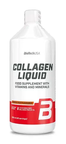 Kolagén Collagen Liquid - Biotech USA 1000 ml. Tropical Fruit