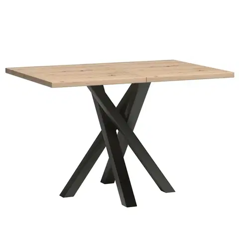 Stoly v podkrovnom štýle Rozkladací stôl Cali 120/160x80cm artisan