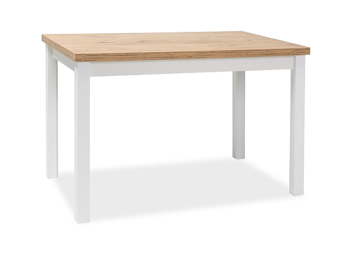 Jedálenské stoly BONO jedálenský stôl 100x60 cm, dub Lancelot /biely matný