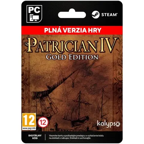 Hry na PC Patrician 4 (Gold Edition) [Steam]