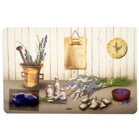 Dekorácie a bytové doplnky Plastová podložka lavender 43x28 cm