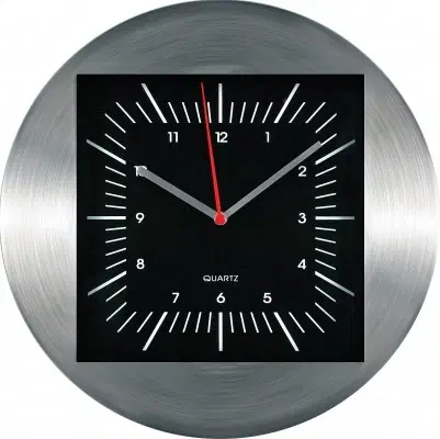 Hodiny Nástenné hodiny MPM, 2486.7090 - strieborná/čierna, 30cm