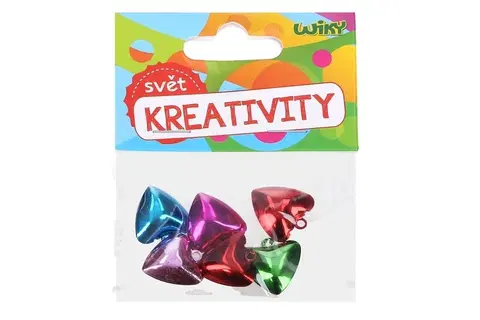 Kreatívne a výtvarné hračky WIKY - Zvonček-srdce farebný 6ks