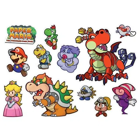 Príslušenstvo k herným konzolám Paper Mario: The Thousand - Year Door Magnet Set GIFT-474651