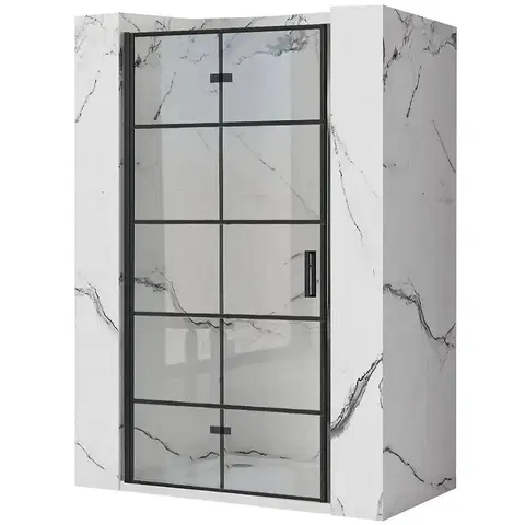 Sprchovacie dvere; priečky Sprchové dvere Molier 90x190 black Rea K8538
