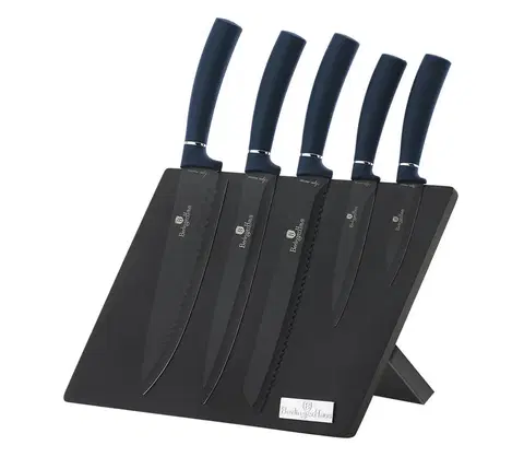 Svietidlá BerlingerHaus BerlingerHaus - Sada nerezových nožov s magnetickým stojanom 6 ks modrá/čierna 