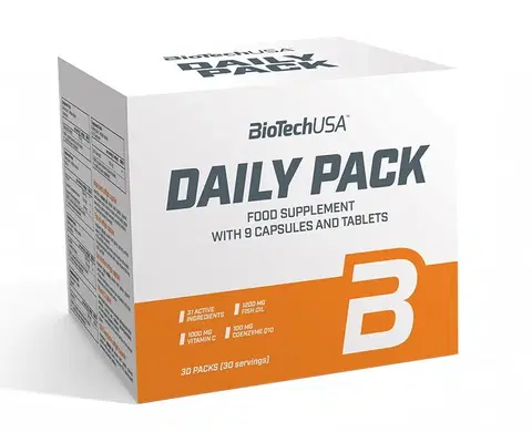 Komplexné vitamíny Daily Pack - Biotech USA 30 balíčkov