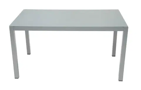 Stolčeky Hliníkový jedálenský stôl 140 x 80 cm GRENADA