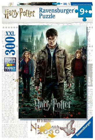 Hračky puzzle RAVENSBURGER - Harry Potter spolu v boji 300 dielikov