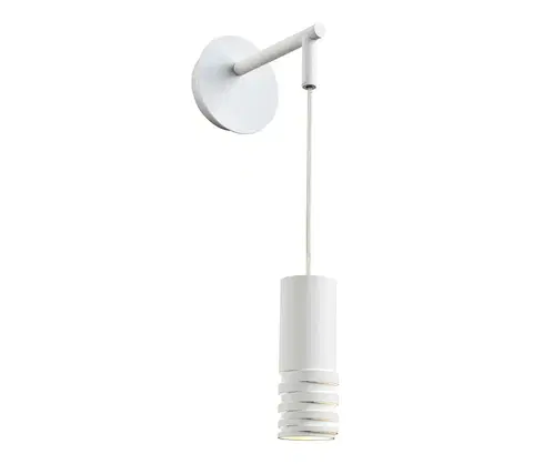 Svietidlá    101009 - Nástenná lampa DRILL 1xGU10/4W/230V biela 
