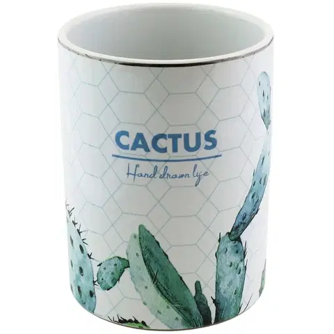 Kúpeľňové doplnky Hrnček keramické CACTUS