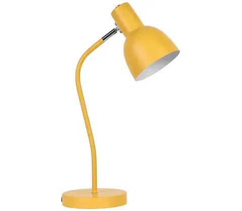 Lampy  Stolná lampa MIMI 1xE27/10W/230V žltá 
